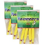 Fun Science Plastic Tweezers, 4 Per Pack, 3 Packs (FI-T07-3)