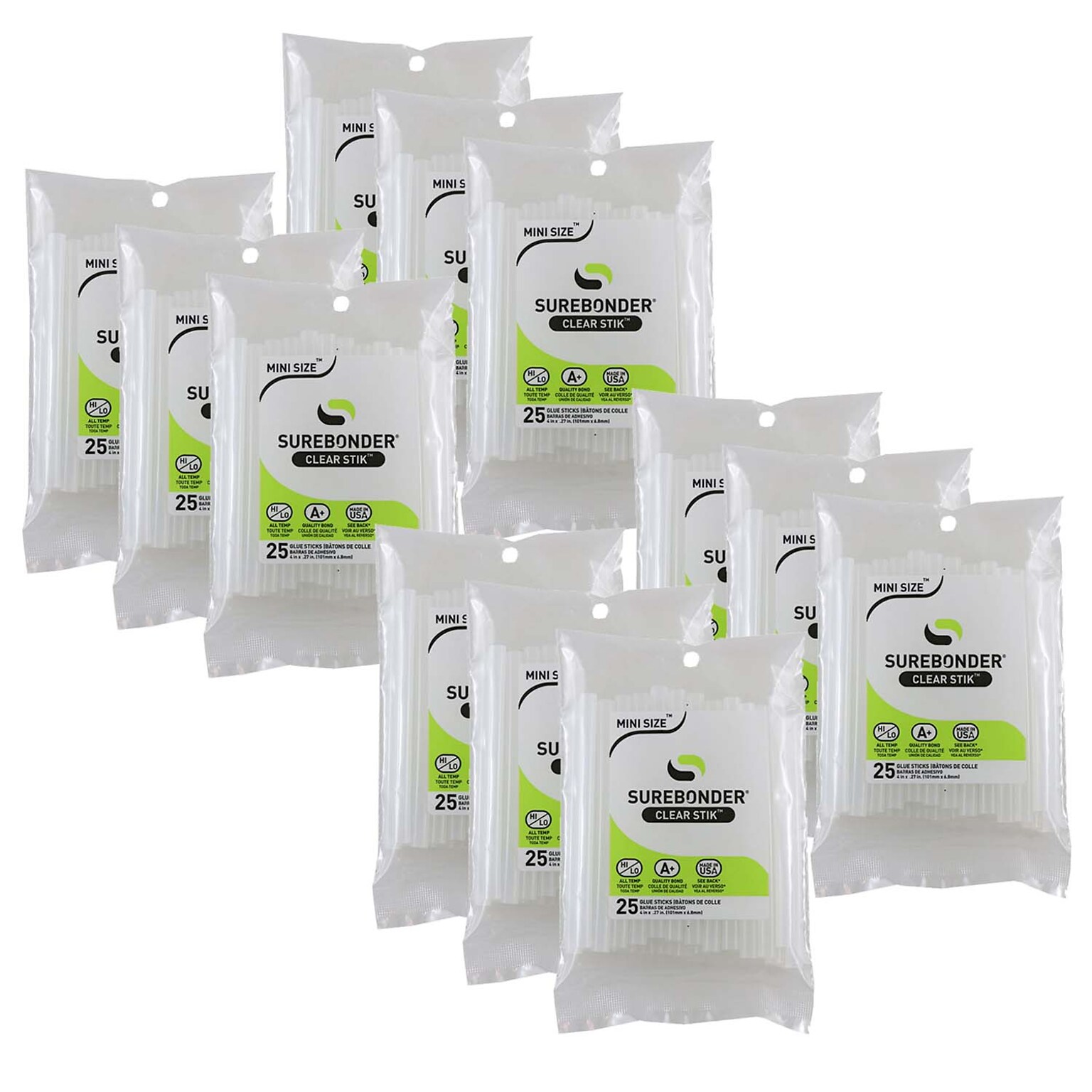 Surebonder Glue Sticks, 12/Pack (FPRDT25-12)