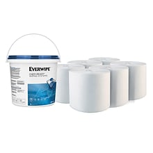 Everwipe Chem-Ready Wipe Refills, 90 Wipes/Roll, 6 Rolls/Case (01-690)