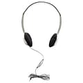 HamiltonBuhl SchoolMate On-Ear Stereo Headphone with In-Line Volume Control, Pack of 2 (HECHA2V-2)