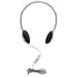 HamiltonBuhl SchoolMate On-Ear Stereo Headphone with In-Line Volume Control, Pack of 2 (HECHA2V-2)