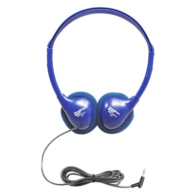 HamiltonBuhl® Kids On-Ear Blue Stereo Headphone, Blue, Pack of 3 (HECKIDSHA2-3)