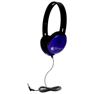 HamiltonBuhl Primo Stereo Headphones, Blue, 2/Pack (HECPRM100-2)