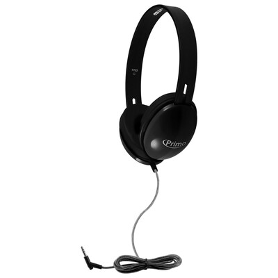 HamiltonBuhl Primo Stereo Headphones, Black, 2/Pack (HECPRM100B-2)