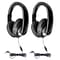 HamiltonBuhl® Smart-Trek Deluxe Stereo Headphone with In-Line Volume Control & 3.5mm TRS Plug, Pack