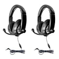 HamiltonBuhl® Smart-Trek Deluxe Stereo Headset with In-Line Volume Control & 3.5mm TRRS Plug, Pack o