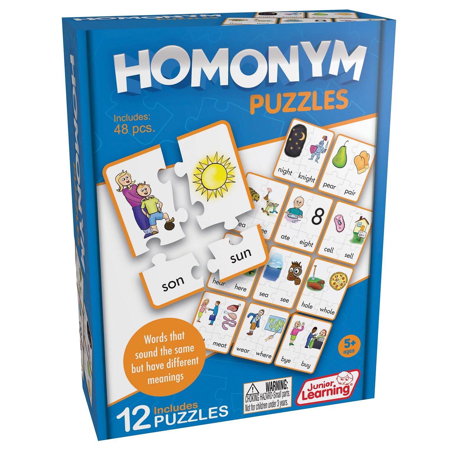 Junior Learning Homonym Puzzles (JRL243)