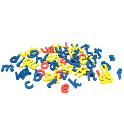Junior Learning Rainbow Magnetic Alphabet and Digraphs, Cursive, Assorted Colors, 56 Pieces (JRL603)