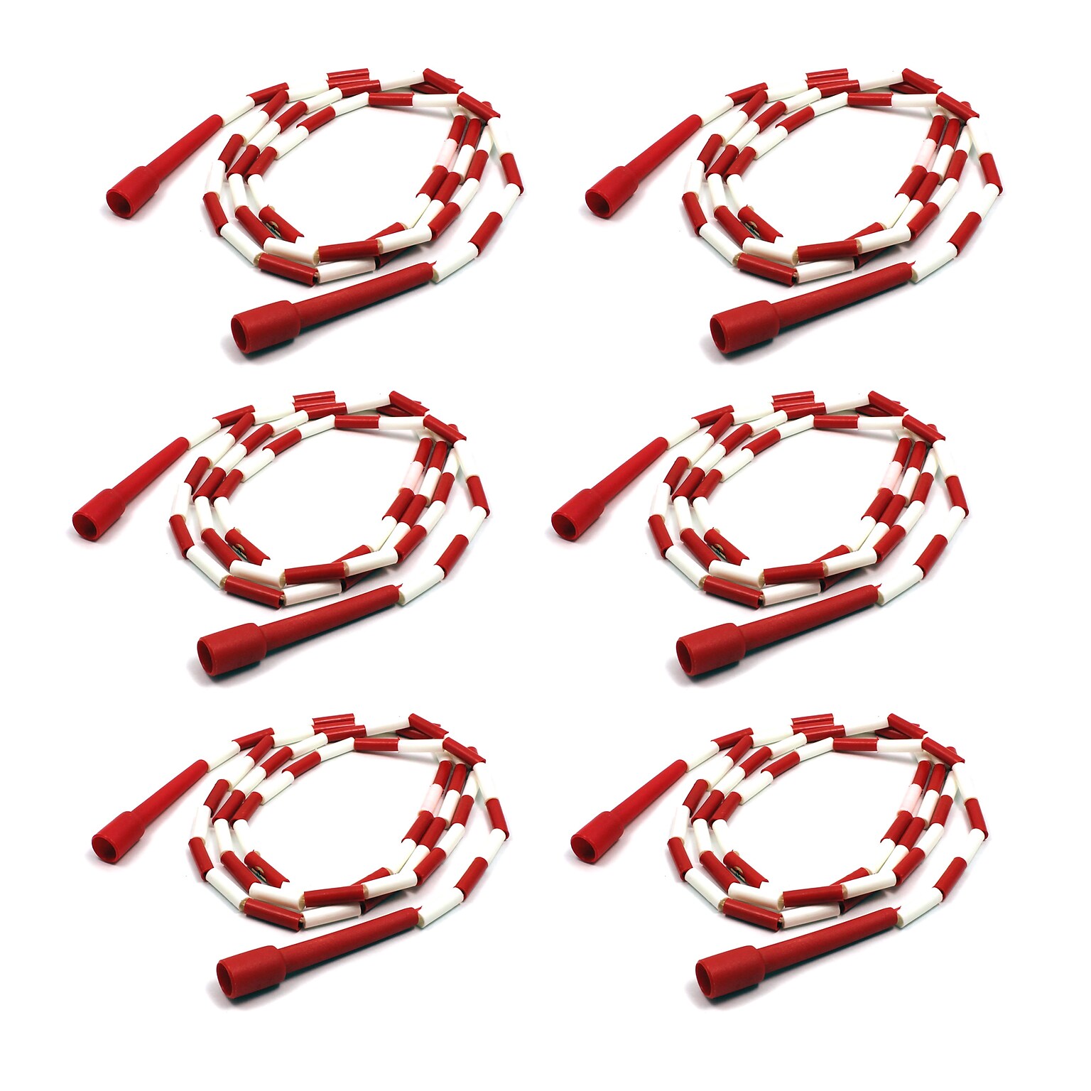 Martin Sports Segmented Plastic Jump Rope, 8, Pack of 6 (MASJR8-6)