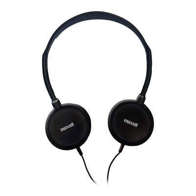 Maxell HP-100 Budget Stereo Headphones, Black, 2/Pack (MAX190319-2)
