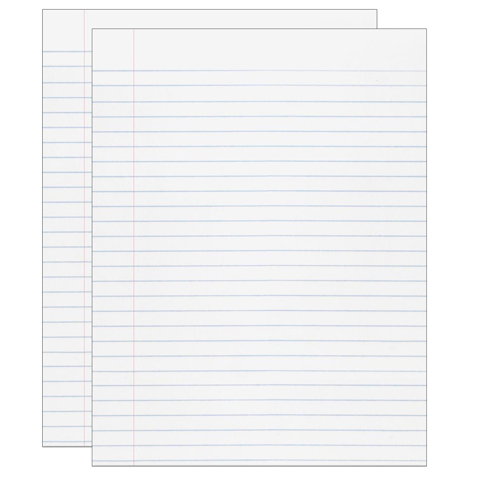 Pacon Primary Ruled Filler Paper Composition Writing Paper, 8 x 10.5, 500 Sheets/Pack, 2 Packs/Bundle (PAC2431-2)