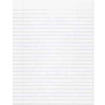 Pacon Primary Ruled Filler Paper Composition Writing Paper, 8 x 10.5, 500 Sheets/Pack, 2 Packs/Bun