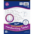 Pacon 8.5 x 11 Multi-Sensory Raised Ruled Tablet Writing Paper, 40 Sheets, Pack of 3 (PAC2469-3)