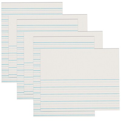 Pacon 8.5 x 11 Newsprint Handwriting Paper, 1/2 x 1/4 x 1/4 Ruled, 500 Sheets/Pack, 3 Packs (PA
