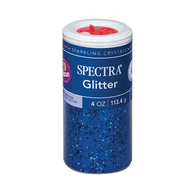 Spectra Glitter, Blue, 4 oz./Jar, 6 Jars (PAC91650-6)