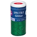 Spectra Glitter, Green, 4 oz./Jar, 6 Jars (PAC91660-6)