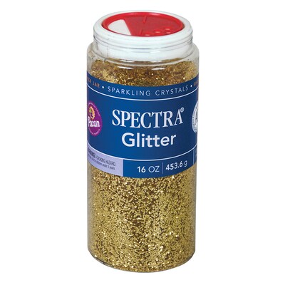 Spectra Glitter, Gold, Pack of 2 (1 lb.) Jars (PAC91780-2)