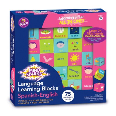 Language Learning Blocks, Spanish, 1.5 Blocks, 25 Blocks