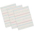 Zaner-Bloser 8 x 10.5 Newsprint Handwriting Paper, 1/2 x 1/4 x 1/4 Ruled, 500 Sheets/Pack, 3 Pa