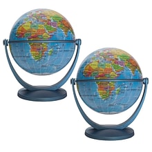 Waypoint Geographic 4 Diameter Blue Ocean GyroGlobe, Pack of 2 (RWPWP50200-2)