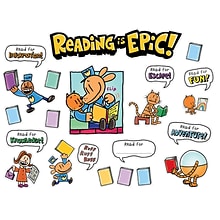 Scholastic Dog Man Reading Is Epic! Bulletin Board Set (SC-862612)
