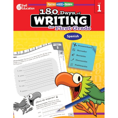 180 Days of Writing for First Grade (Spanish) By Shell Education, Paperback (9781087635569)