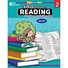 180 Days of Reading for Second Grade (Spanish) By Shell Education, Paperback (9781087643069)