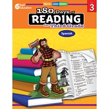 180 Days of Reading for Third Grade (Spanish) By Shell Education, Paperback (9781087648767)