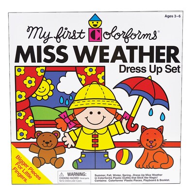 My First Colorforms Miss Weather Dress Up Set (SME2423Z)