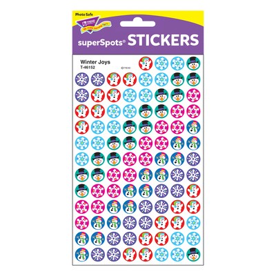 TREND Winter Joys superSpots Stickers, 800 Per Pack, 6 Packs (T-46152-6)