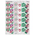 TREND Christmas Joys Sparkle Stickers, 72 Per Pack, 12 Packs (T-63011-12)