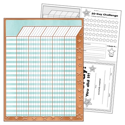 TREND Incentive Chart, 17 x 22, I Heart Metal, Pack of 6 (T-73346-6)