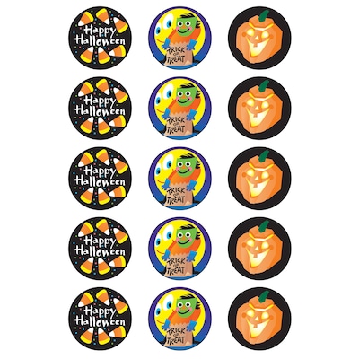 TREND Halloween/Licorice Stinky Stickers, 60/Pack, 6 Packs (T-930-6)