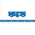 Teacher Created Resources Snowflakes Border Trim, 35 Feet Per Pack, 6 Packs (TCR4139-6)