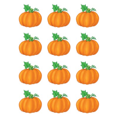 Teacher Created Resources Pumpkins Mini Accents, 36/Pack, 6 Packs (TCR5129-6)