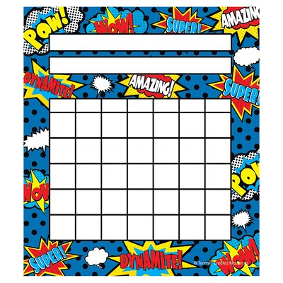 Teacher Created Resources Superhero Incentive Chart, 36/Pack, 6 Packs (TCR5646-6)