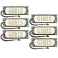 Teacher Created Resources Eucalyptus Magnetic Girls Pass, Pack of 6 (TCR77474-6)