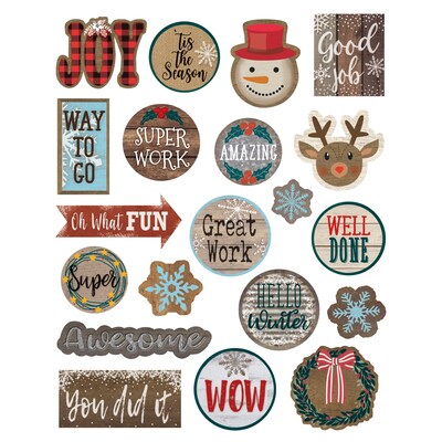 Teacher Created Resources Home Sweet Classroom Winter Stickers, 120/Pack, 12 Packs (TCR8461-12)