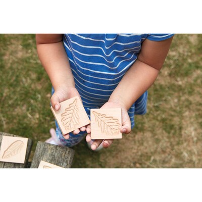 Yellow Door Match Me: Sensory Leaf Tiles, Set of 12 (YUS1112)