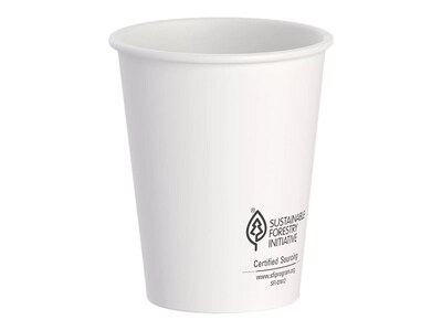 Dart ThermoGuard Paper Hot Cup, 8 Oz., White, 40/Pack (DWTG8W-40)