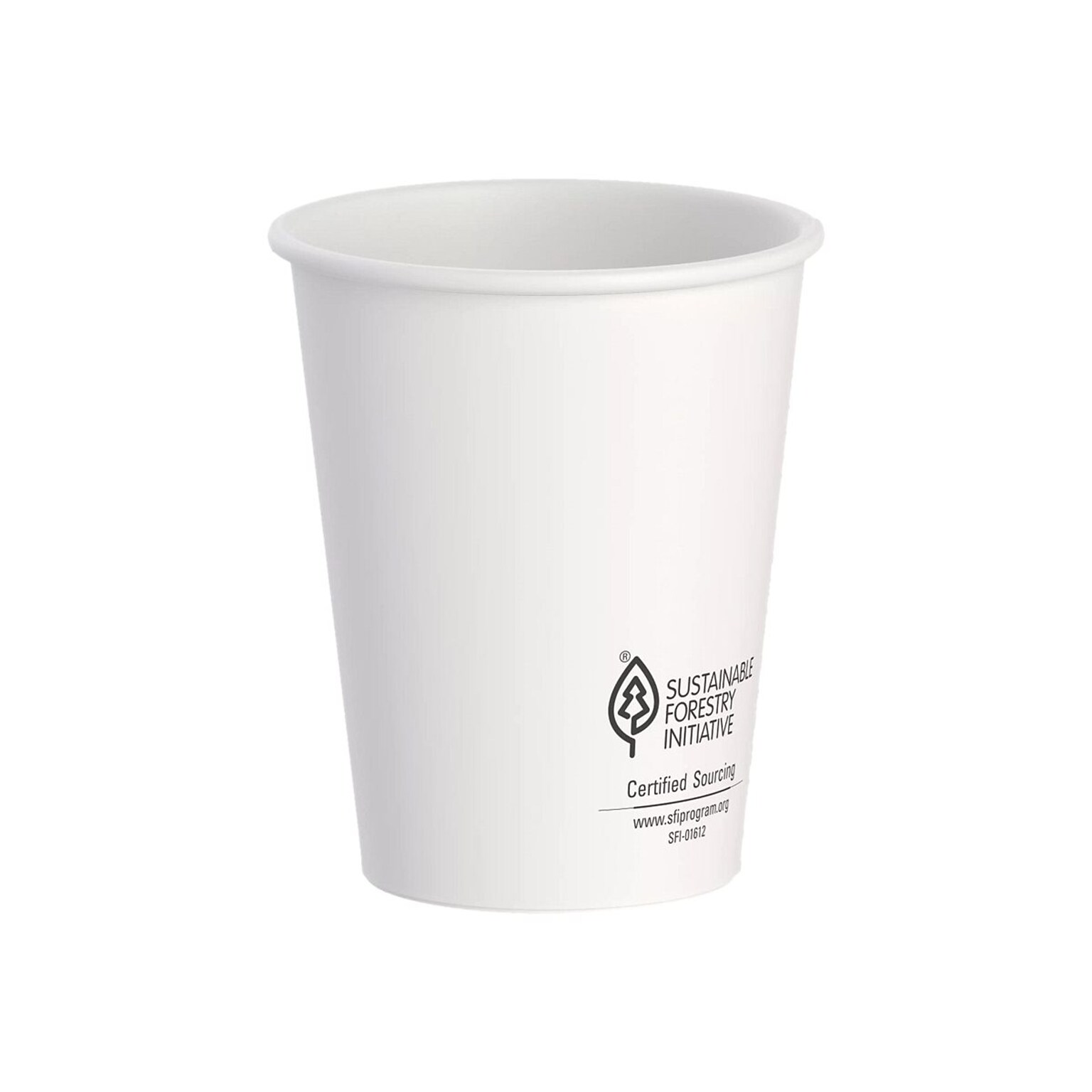 Dart ThermoGuard Paper Hot Cup, 8 Oz., White, 1000/Carton (DWTG8W-1000)