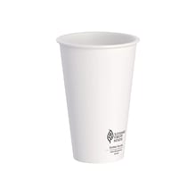 Dart ThermoGuard Paper Hot Cup, 16 Oz., White, 600/Carton (DWTG16W-600)