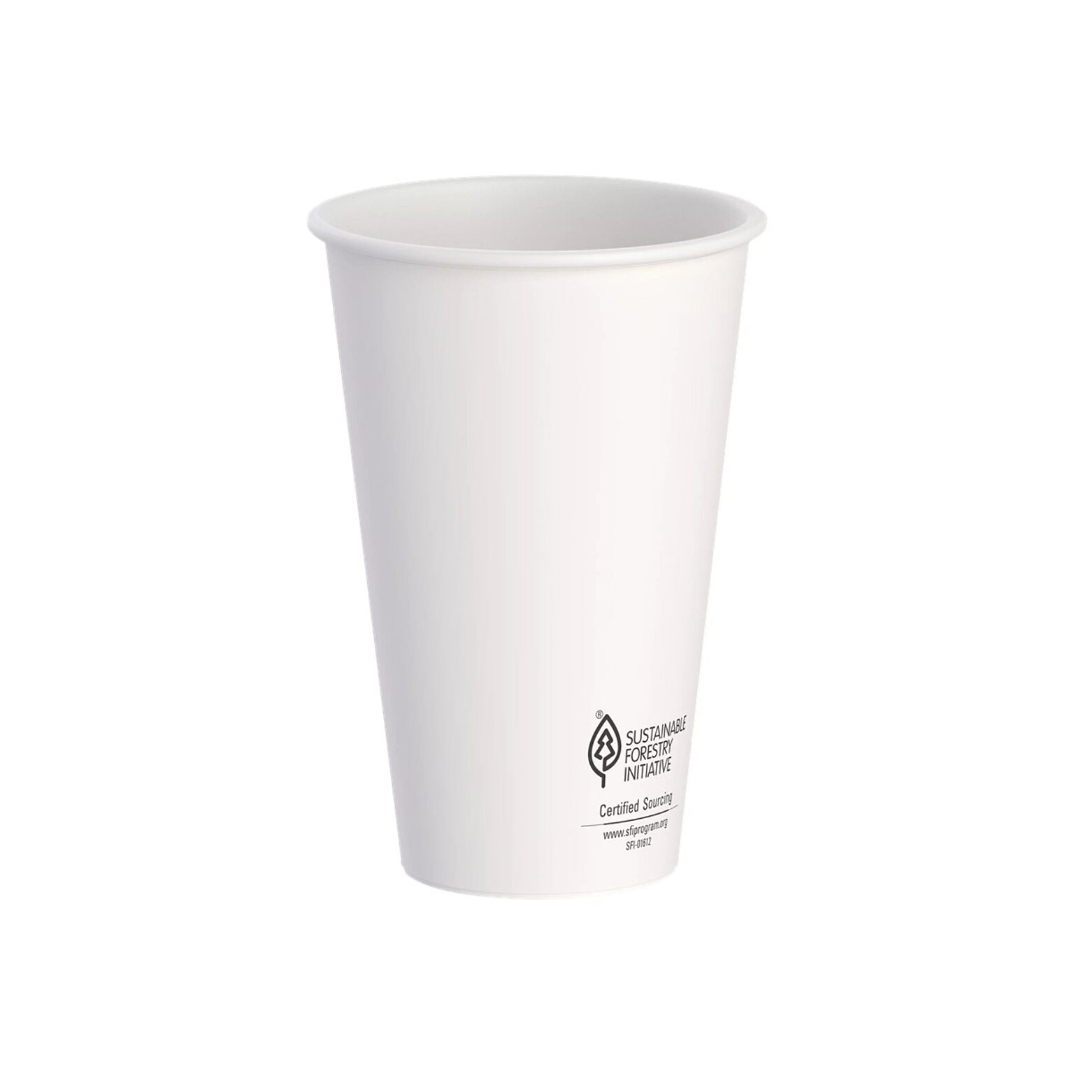 Dart ThermoGuard Paper Hot Cup, 16 Oz., White, 30 Cups/Pack (DWTG16W-30)