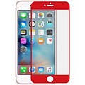 Insten Edged Boundary Tempered Glass Screen Protector with Package For Apple iPhone 7/ 8, Red