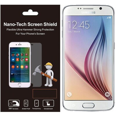 Insten Nano-Tech Flexible Ultra Hammer Strong Screen Protector For Samsung Galaxy S6