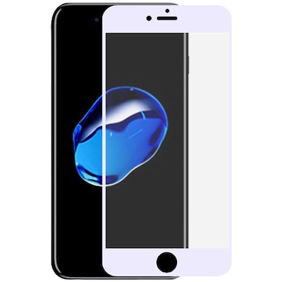 Insten Full Edged Boundary 9H Hardness Tempered Glass Screen Protector Package For Apple iPhone 7 Plus/ 8 Plus, White