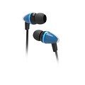 Wired Stereo 3.5mm Earbuds with Integrated Mic and Remote for iPhone iPod Samsung Galaxy HTC - Blue