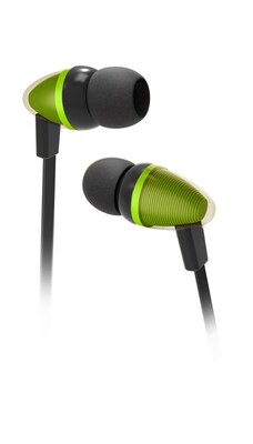 Wired Stereo 3.5mm Earbuds with Integrated Mic and Remote for iPhone iPod Samsung Galaxy HTC - Green