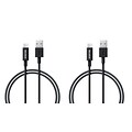 USB Type C Charging  Cable 6ft  - Rapid Charge for OnePlus 5, Galaxy S8, Nexus 5X, HTC 10, Chromebook Pixel - 2 Pack