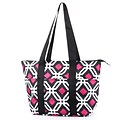 Zodaca Large Insulated Lunch Bag Cooler Picnic Travel Food Box Women Tote Carry Bags - Black Graphic
